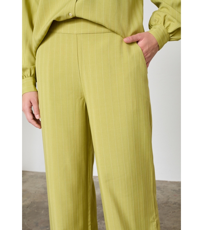 Sisters Point Pants Lime Pinstripe