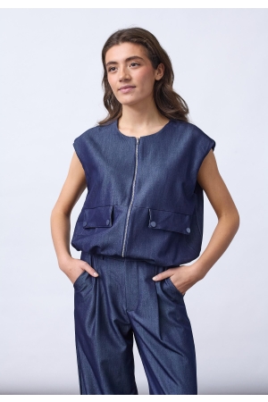 Sisters Point Vest Denim