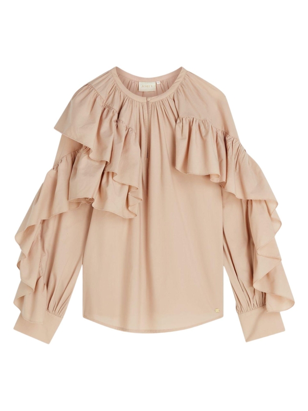 Josh V BODINA regular fit blouse 813 dusty pink