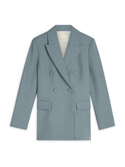 Josh V KASSIDY fitted blazer 625 sky blue melange