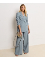 Josh V KASSIDY fitted blazer 625 sky blue melange