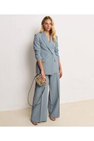Josh V KASSIDY fitted blazer 625 sky blue melange