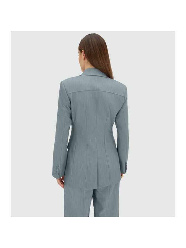 Josh V KASSIDY fitted blazer 625 sky blue melange