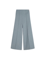 Josh V MICHELLA high-waisted wide leg trousers 625 sky blue melange