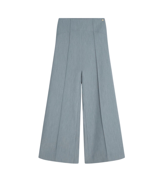Josh V MICHELLA high-waisted wide leg trousers 625 sky blue melange