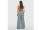 Josh V MICHELLA high-waisted wide leg trousers 625 sky blue melange