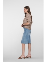 Geisha Jeans short long 835 Stonebleach denim