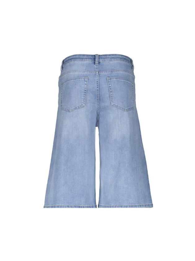 Geisha Jeans short long 835 Stonebleach denim