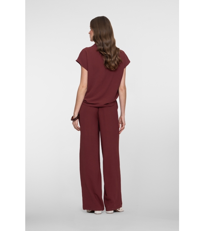Geisha Pants crinckle 481 Cherry