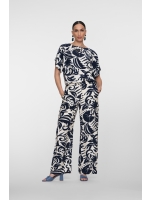 Geisha Pants naive flower 675 Navy
