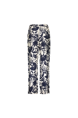 Geisha Pants naive flower 675 Navy