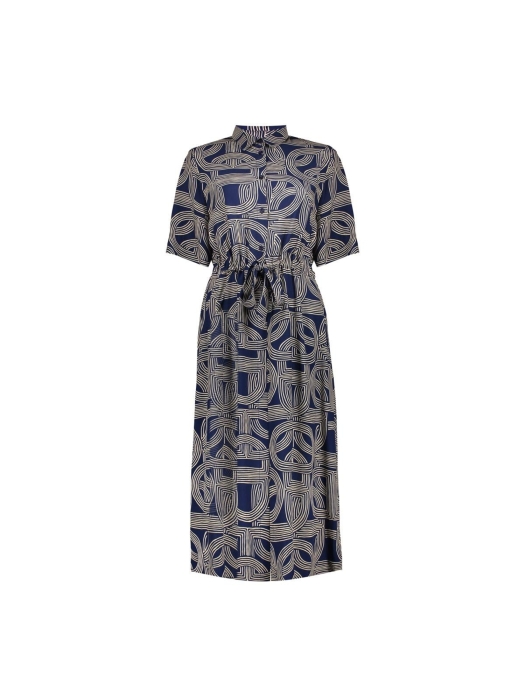 Geisha Dress AOP 675 Navy