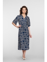 Geisha Dress AOP 675 Navy