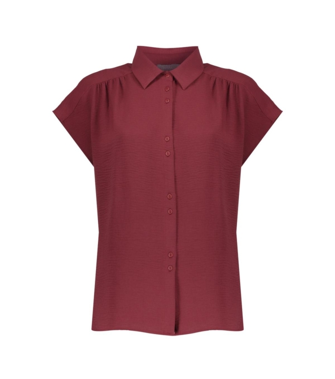 Geisha Blouse crinckle 481 Cherry