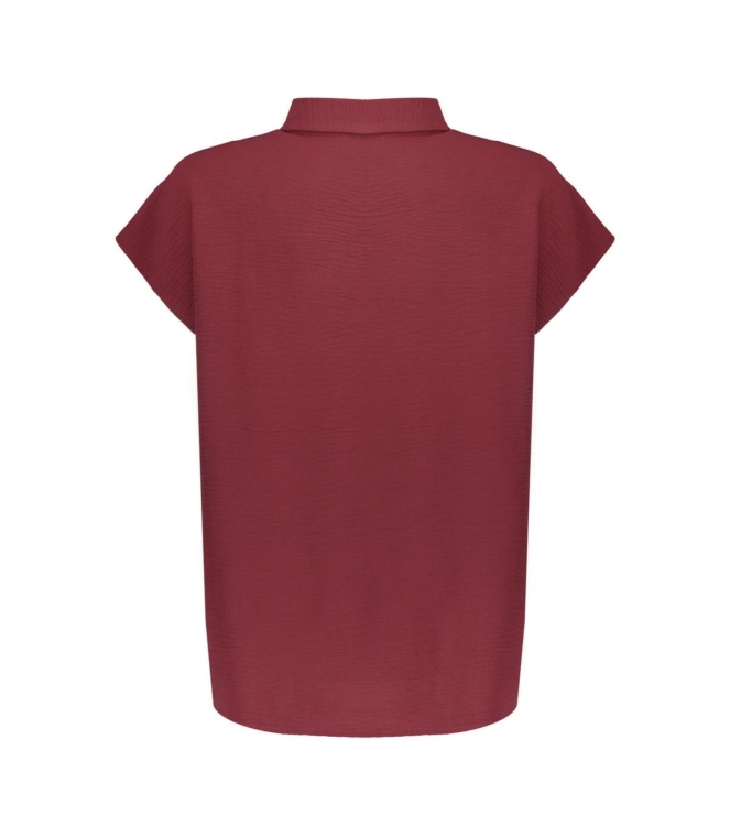 Geisha Blouse crinckle 481 Cherry