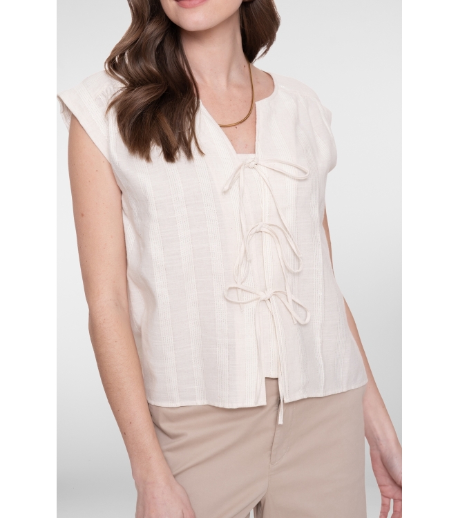 Geisha Blouse bow  720 Sand