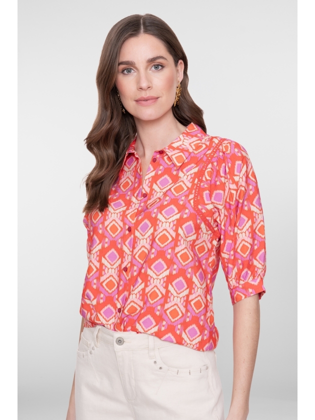 Geisha blouse 450 Red
