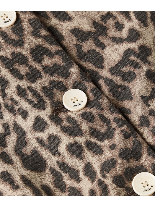 Josh V NADINE bomber jacket with leopard print 604 leopard brown