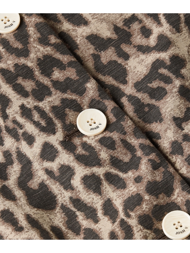 Josh V NADINE bomber jacket with leopard print 604 leopard brown