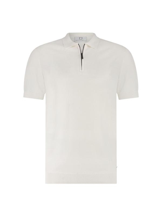 Born with Appetite Dan Knitted Polo Ss 1002 Offwhite