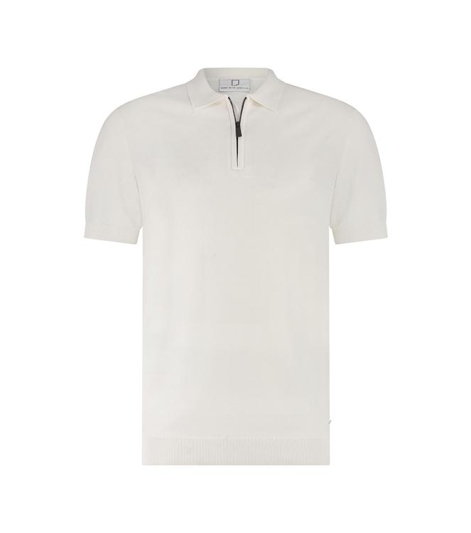 Born with Appetite Dan Knitted Polo Ss 1002 Offwhite