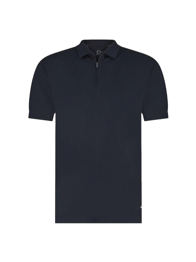 Born with Appetite Dan Knitted Polo Ss 4001 Navy