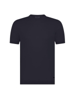 Born with Appetite Wake Knitted T-shirt Ss 4001 Navy