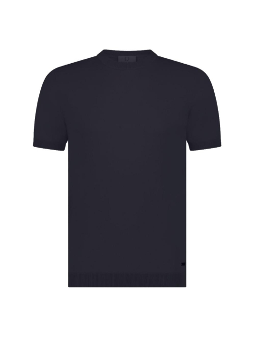Born with Appetite Wake Knitted T-shirt Ss 4001 Navy