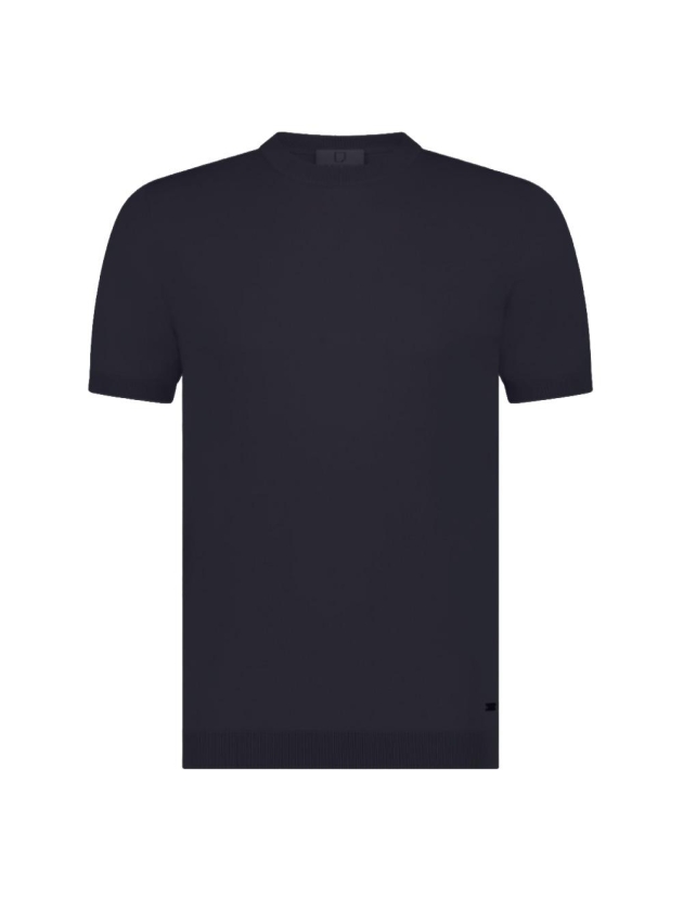 Born with Appetite Wake Knitted T-shirt Ss 4001 Navy
