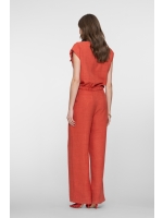 Geisha Pants with strap 000201 Burned orange