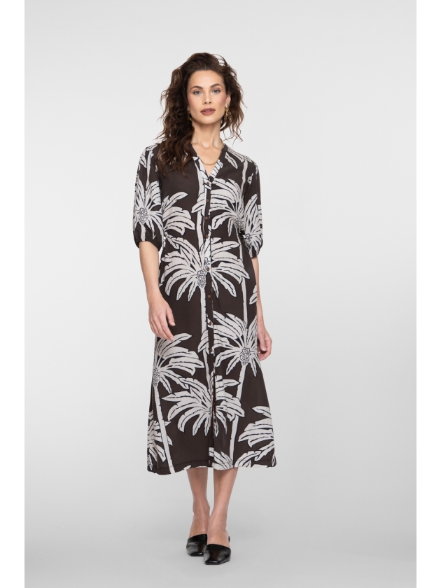 Geisha dress 000775 Brown