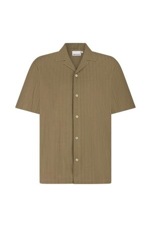 Supply en Co Clyde Knitted Shirt Ss 2002 Tabacco