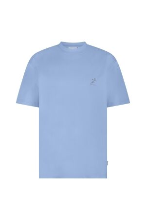 Supply en Co Abdon T-shirt With Backprint 4003 Light blue