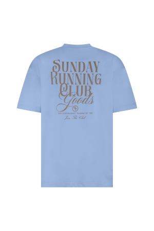 Supply en Co Abdon T-shirt With Backprint 4003 Light blue