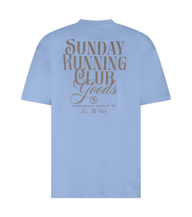 Supply en Co Abdon T-shirt With Backprint 4003 Light blue