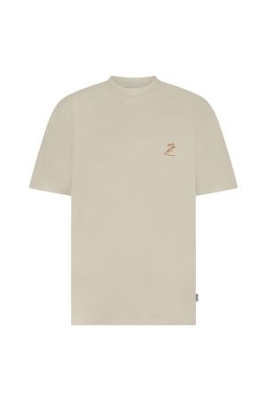 Supply en Co Abdon T-shirt With Backprint 2501 Pebble