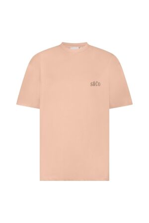 Supply en Co Cooper T-shirt With Backprint 8003 Light orange