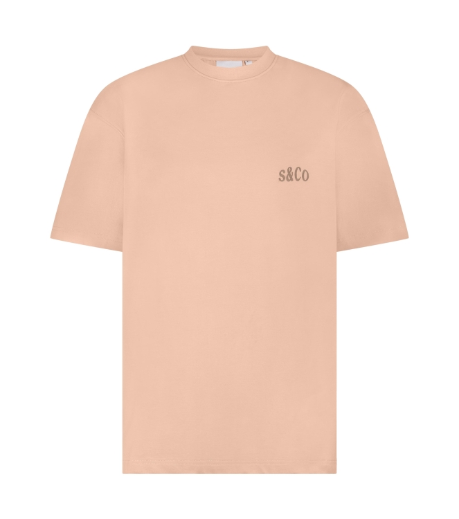 Supply en Co Cooper T-shirt With Backprint 8003 Light orange