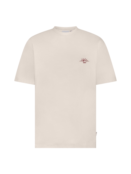 Supply en Co Ezra T-shirt With Backprint 1002 Offwhite