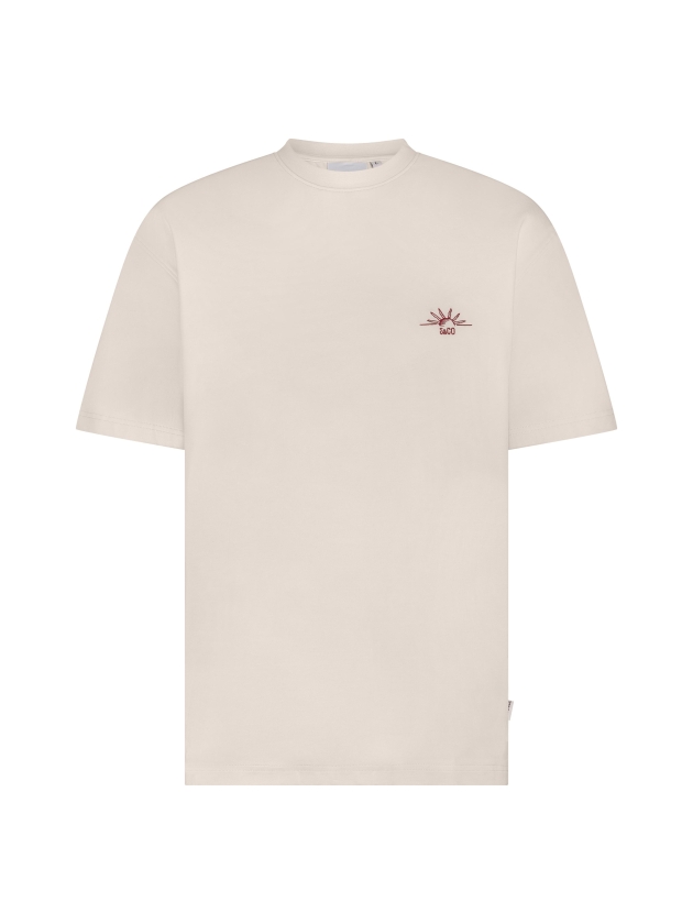 Supply en Co Ezra T-shirt With Backprint 1002 Offwhite