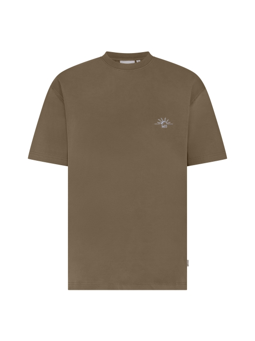 Supply en Co Ezra T-shirt With Backprint 2002 Tabacco
