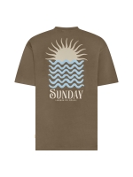 Supply en Co Ezra T-shirt With Backprint 2002 Tabacco
