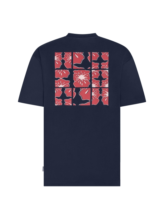 Supply en Co Felton T-shirt With Backprint 4001 Navy