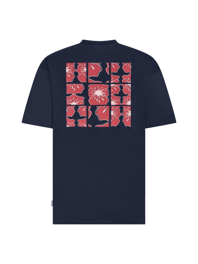 Supply en Co Felton T-shirt With Backprint 4001 Navy