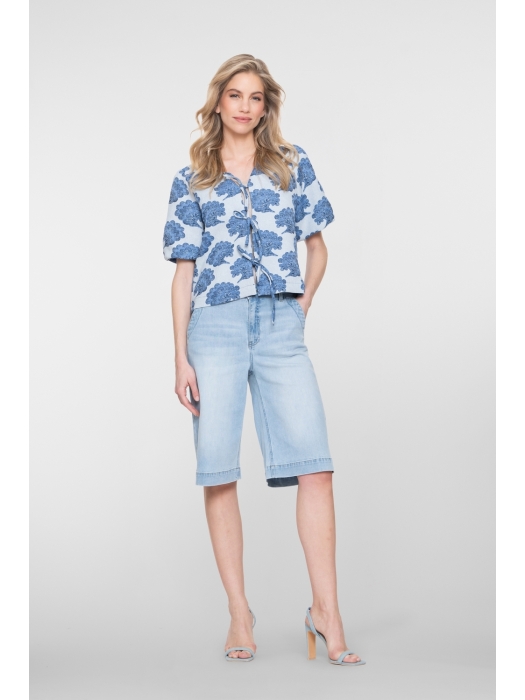 Geisha Jeans shorts 000830 Bleached denim