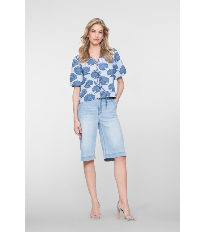 Geisha Jeans shorts 000830 Bleached denim