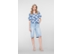 Geisha Jeans shorts 000830 Bleached denim