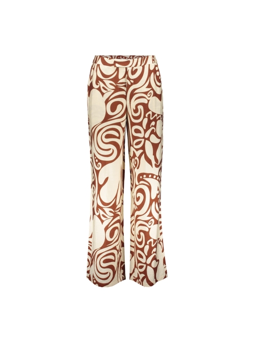 Geisha Pants bi-color 000760 Tabacco