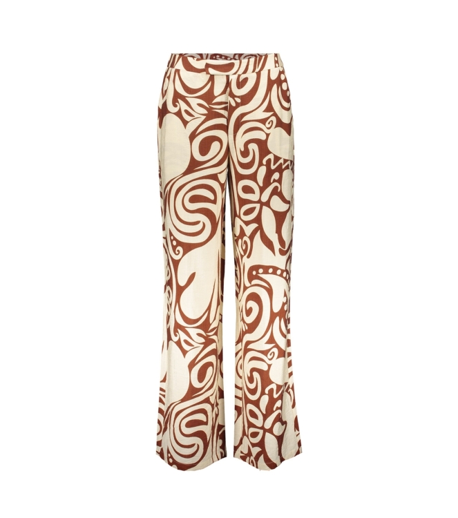 Geisha Pants bi-color 000760 Tabacco
