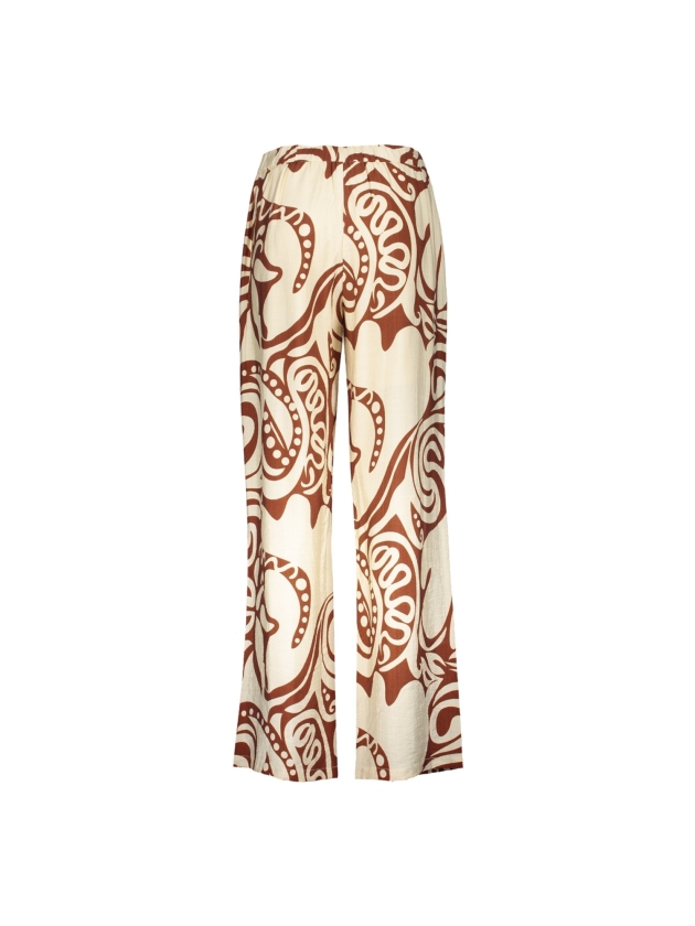 Geisha Pants bi-color 000760 Tabacco